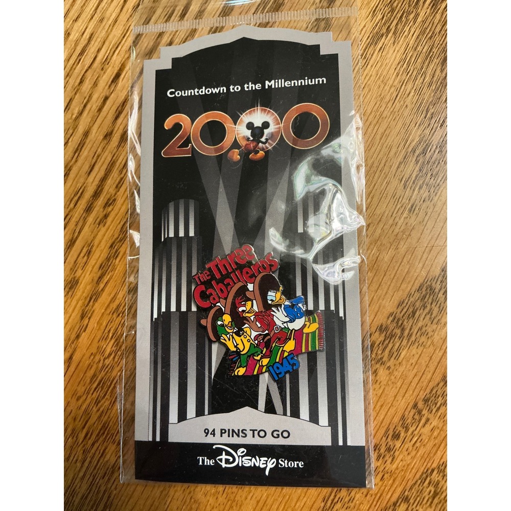 Disney Store Countdown to the Millennium 2000 The Three Caballeros Pin 95 1945